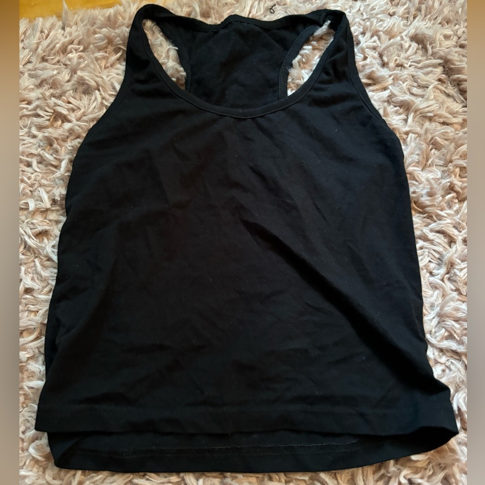 Black Racerback Tank